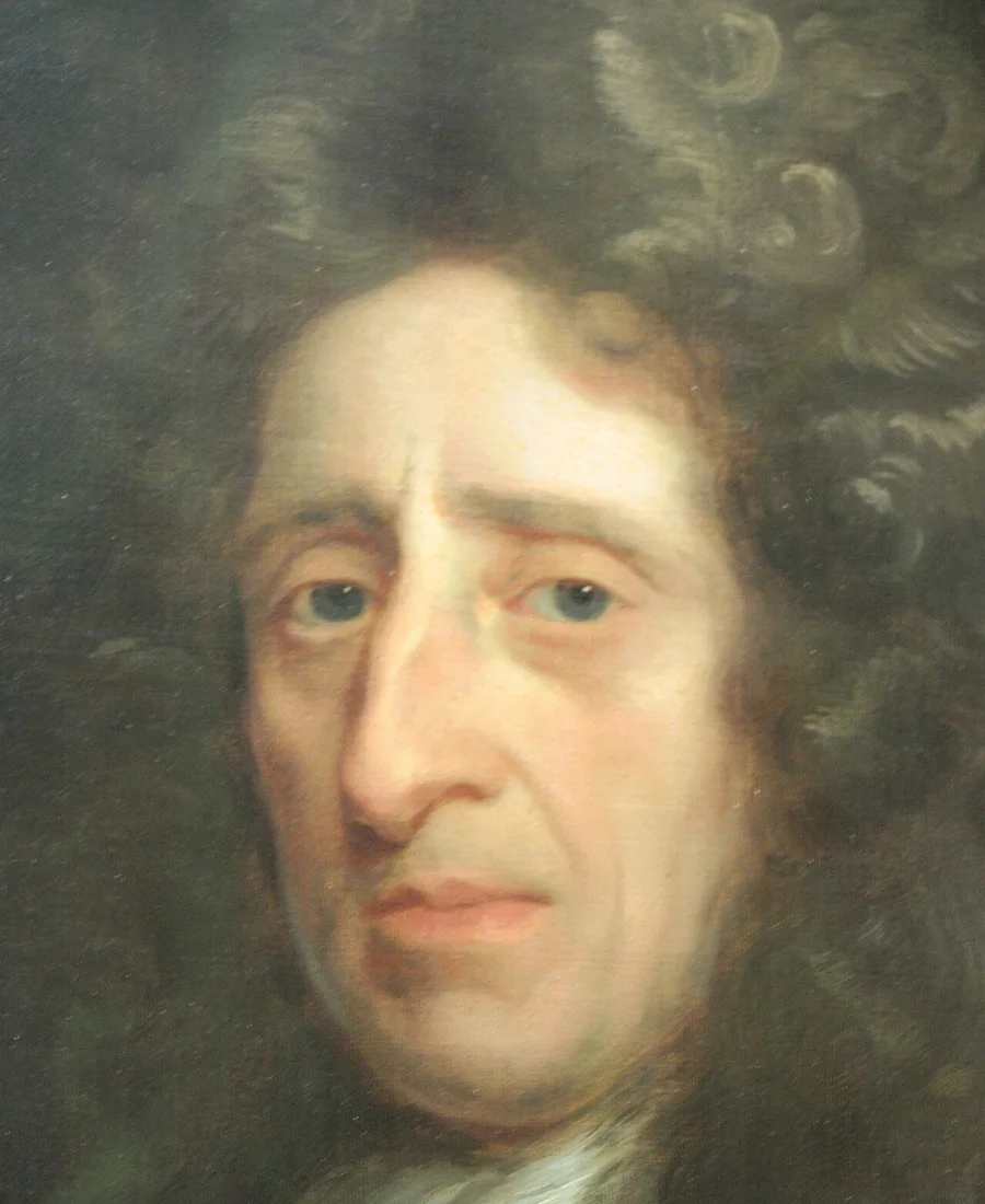 Retrato pintado de John Locke por Godfrey Kneller