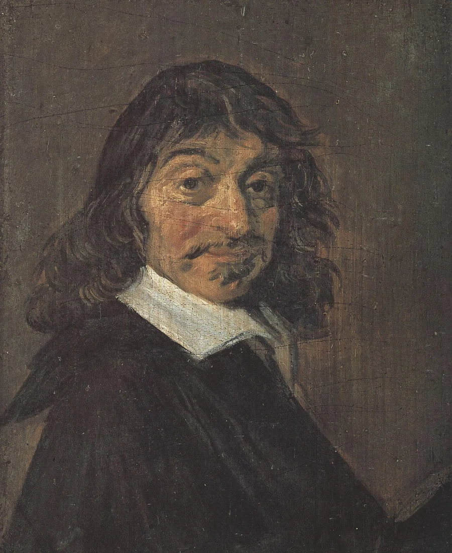 Retrato pintado de René Descartes por Frans Hals em 1649